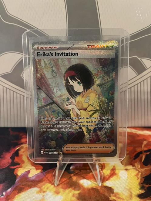 Erika’s Invitation 203/165 | set: 151, Hobby en Vrije tijd, Verzamelkaartspellen | Pokémon, Zo goed als nieuw, Losse kaart, Ophalen of Verzenden