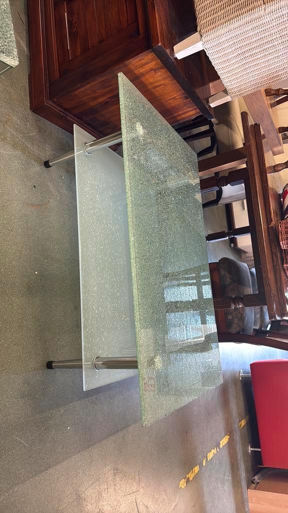 Salon tafel eventueel met bijzettafel, Huis en Inrichting, Tafels | Bijzettafels, Gebruikt, Ophalen