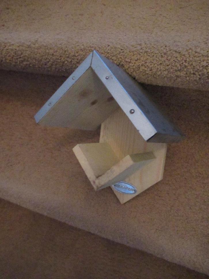 Hyundai PINDAKAASPOTHOUDER / houder voer vogels, tuin, Dieren en Toebehoren, Vogels | Toebehoren, Zo goed als nieuw, Overige typen