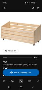Ikea IVAR Opbergdoos - Nieuw in doos!, Huis en Inrichting, Nieuw, Minder dan 50 cm, Ophalen of Verzenden, 75 tot 100 cm