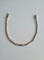 14 Karaat Witgouden Schakel Armband - 18,5 cm / 9,1 gram, Ophalen of Verzenden, Zo goed als nieuw, Wit, Goud