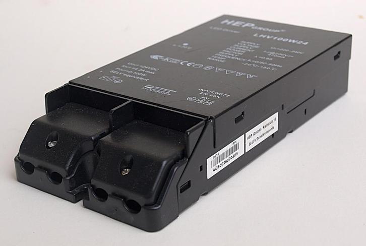 HEP LHV100W24 voeding 24V DC 100W met trekontlasting, Huis en Inrichting, Lampen | Spots, Nieuw, Overige materialen, Led, Ophalen of Verzenden