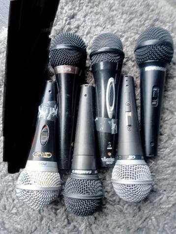 6 microfoons diverse merken
 1 koop  beschikbaar voor biedingen