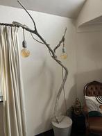 Unieke lamp van boomstam, Huis en Inrichting, Lampen | Vloerlampen, Gebruikt, Uniek - uniek - uniek, Hout, 200 cm of meer
