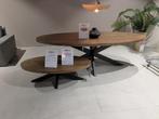 NIEUW IN ONS ASSORTIMENT RONDE EN OVALE EET/SALONTAFELSS, Huis en Inrichting, Ophalen, MODERN, Nieuw, 50 tot 100 cm