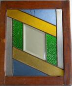 Glas in lood raampje 45 cm, Doe-het-zelf en Verbouw, Glas en Ramen, Ophalen, Minder dan 80 cm, Glas in lood, Minder dan 80 cm