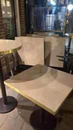 Vierkante Eettafel 70x70, Huis en Inrichting, Gebruikt, Vierkant, Tot twee personen, Metaal