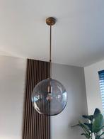 Mooie hanglamp met smoke glas., Glas, Ophalen of Verzenden, Zo goed als nieuw, 75 cm of meer