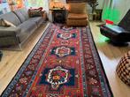 Handgeknoopt vintage Heriz/Karadja tapijt – ca. 405 x 165 cm, Gebruikt, Info@bababoho.com, 200 cm of meer, Ophalen of Verzenden