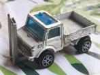 Majorette Unimog Mercedes wit bespeeld, Ophalen of Verzenden, Gebruikt, Bus of Vrachtwagen