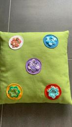 Sierkussen 50x50, Huis en Inrichting, Ophalen of Verzenden, Zo goed als nieuw, Groen, Vierkant