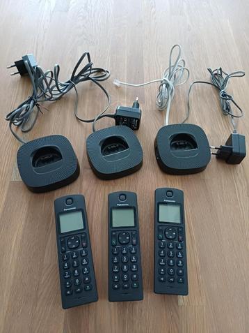 Panasonic KX-TGC313SPB Dect-Telefoon 3 handsets beschikbaar voor biedingen