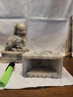 2 Identieke Speksteen Beeldjes - Leeuwen, Antiek en Kunst, Ophalen of Verzenden