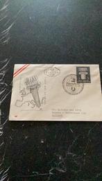 Enveloppe Oostenrijk 1960 naar Nederland, Postzegels en Munten, Postzegels | Eerstedagenveloppen, Ophalen of Verzenden, Beschreven