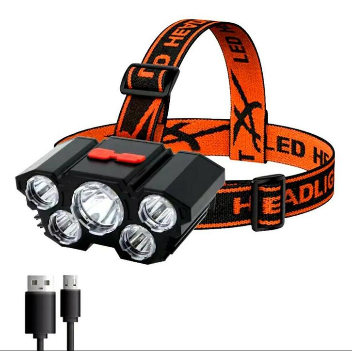 te koop led hoofdlamp nieuw
met 5 led spots voor geweldige v, Caravans en Kamperen, Zaklampen, Nieuw, Accu, Ophalen of Verzenden