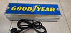 Goodyear lichtbakje banden reclame werkplaats mancave tl, Ophalen of Verzenden, Gebruikt, Lichtbak of (neon) lamp