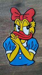 Katrien Duck Donald Disney tekenfilm vintage sticker groot, Ophalen of Verzenden, Zo goed als nieuw, Overige typen