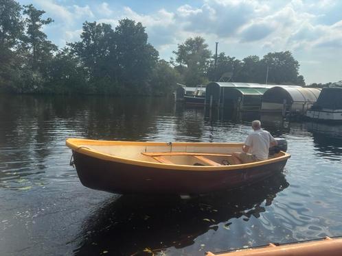 Open sloep, boot met 6 pk buitenboordmotor, Watersport en Boten, Sloepen, Gebruikt, Tot 10 pk, 3 tot 6 meter, Buitenboordmotor