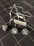 Halogeen plafondspotjes - inbouw, Strak, Gebruikt, Metaal of Aluminium, Halogeen