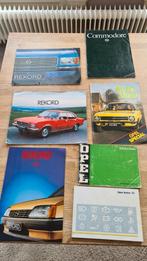 Diverse Opel folders Rekord commodore, Gelezen, Ophalen of Verzenden, Opel