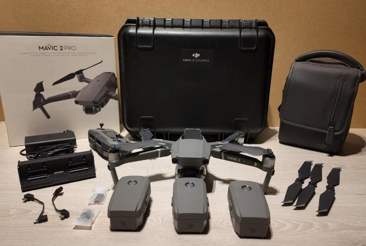 DJI Mavic 2 Pro + Fly More Combo + Harde Koffer | Topstaat, Audio, Tv en Foto, Drones, Zo goed als nieuw, Drone met camera, Verzenden