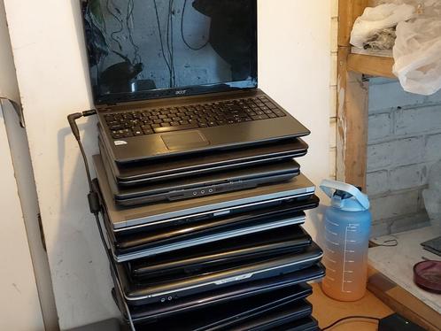 Partij 25x Oude werken defect Laptops of Onderdelen LEZEN !!, Computers en Software, Windows Laptops, Gebruikt, 15 inch, HDD, 4 GB