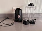 KitchenBrothers Mini Blender - 2 bekers (600 ml), Ophalen of Verzenden, Zo goed als nieuw, Blender