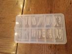 Nageltips - veel nageltips in verschillende kleuren, Ophalen of Verzenden, Nieuw, Zilver, Handen en Nagels