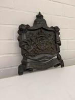 Zwaar gietijzeren hofleverancier schild je maintiendrai, Antiek en Kunst, Ophalen