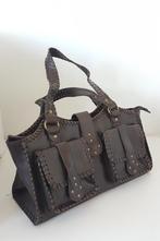 Bruin leren damestas Dolcis, Ophalen of Verzenden, Gebruikt, Bruin, Handtas