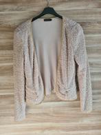 Beige glitter vest jasje van Ambika maat 38/40, Maat 38/40 (M), Beige, Ophalen of Verzenden, Zo goed als nieuw