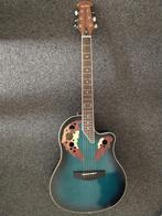 Harley Benton HBO-850 Classic Blue, Ophalen, Zo goed als nieuw, Western- of Steelstringgitaar