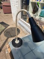 Vintage Bureaulamp - Zwart & Zilver, Antiek en Kunst, Antiek | Lampen, Ophalen