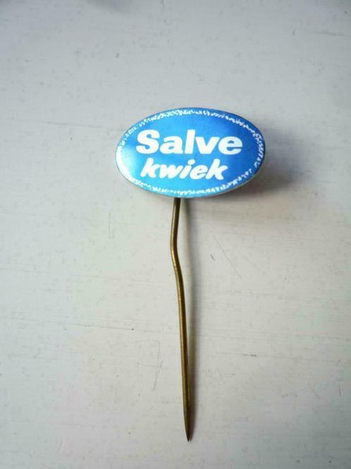 Salve Kwiek Blauw Speldje Speld Blik, Verzamelen, Speldjes, Pins en Buttons, Gebruikt, Speldje of Pin, Overige onderwerpen, Ophalen of Verzenden