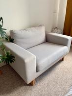 NOUS Living Loveseat Torino - Lichtgrijs, Huis en Inrichting, Fauteuils, Ophalen, 75 tot 100 cm, Zo goed als nieuw, 100 tot 125 cm