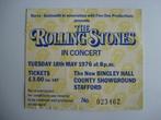 Ticket The Rolling Stones 1976., Ophalen of Verzenden, Zo goed als nieuw, Foto of Kaart