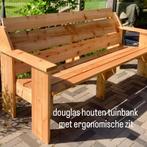 Douglas houten tuinbank met ergonomische zit, Ophalen, Info@wootscreations.nl, Nieuw, Brabantweg 7