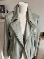 Studio AR Lamsleren Jas Grijsgroen Maat 40-42, Maat 38/40 (M), Ophalen of Verzenden, Zo goed als nieuw, Jasje