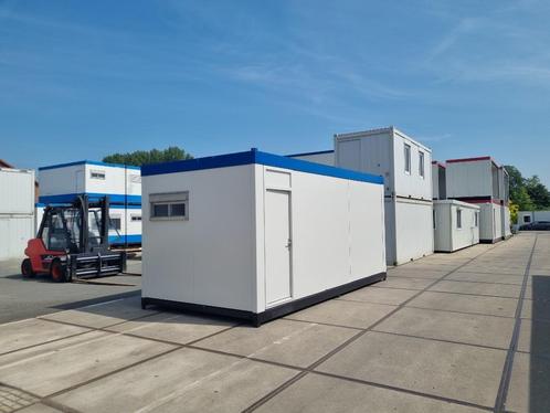 Kantoorunit Bouwkeet 6x3 meter Rolluik Nieuw Dak, Zakelijke goederen, Machines en Bouw | Keten en Containers, Ophalen