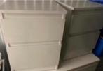 2x Malm nachtkastjes z.s.m, Ophalen, Overige materialen, Gebruikt, Minder dan 45 cm