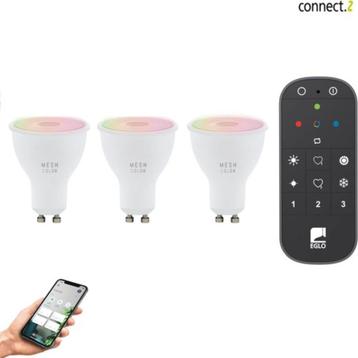 EGLO connect Smartlamp Starterpack - 3x GU10 LED Lampen beschikbaar voor biedingen