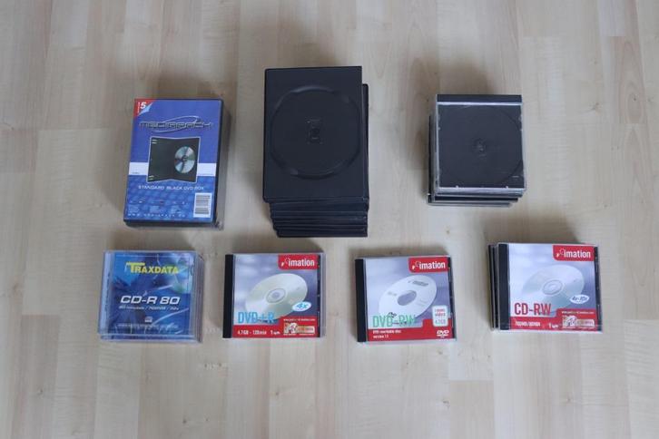 NIEUWE CD'S EN DVD'S PLUS LEGE DOOSJES, Computers en Software, Beschrijfbare discs, Nieuw, Dvd, Ophalen of Verzenden