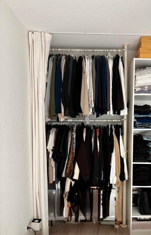 BIJNA GRATIS Complete IKEA STOLMEN Kastsysteem garderobe, Huis en Inrichting, Kasten | Kledingkasten, Gebruikt, 200 cm of meer