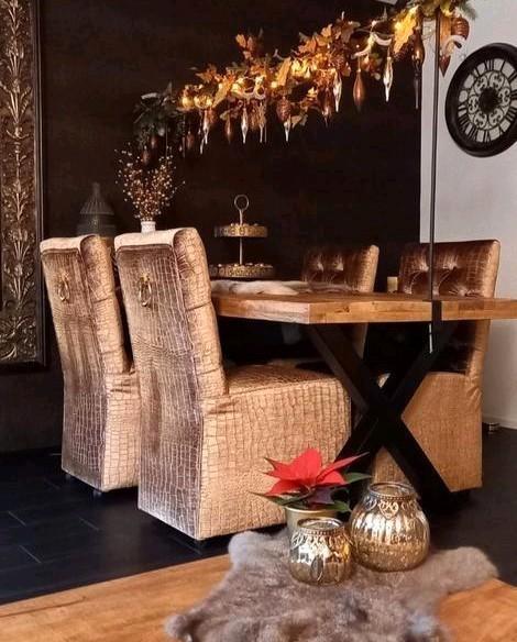 Zeer luxe eetkamerset, zie beschrijving, Huis en Inrichting, Tafels | Eettafels, Zo goed als nieuw, 50 tot 100 cm, Rond, Ophalen