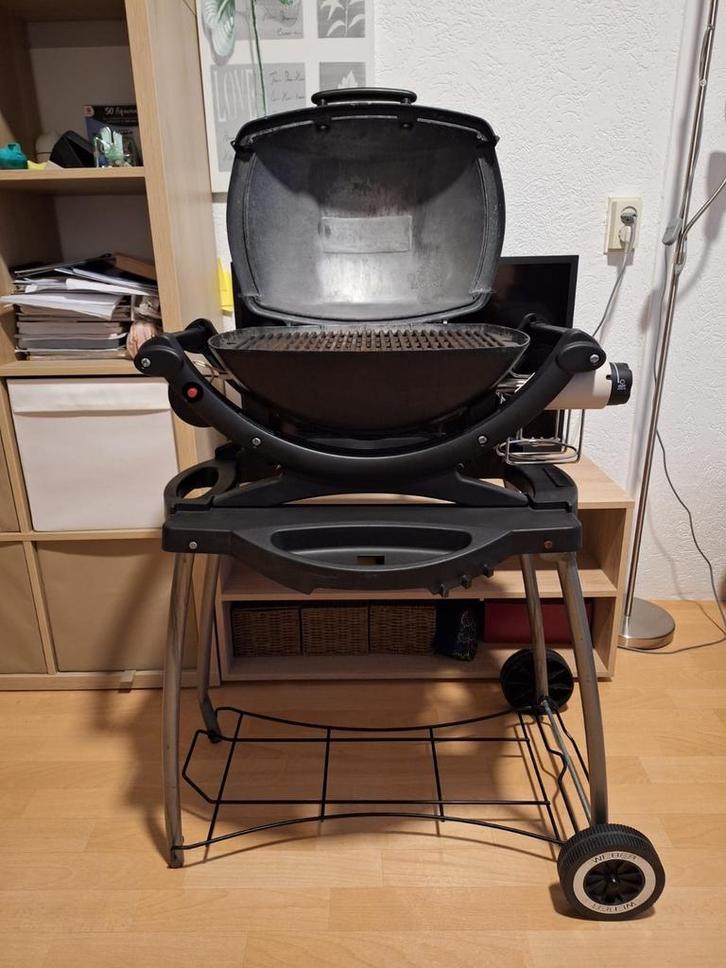 Weber Q100 Gasbarbecue, Tuin en Terras, Barbecue-accessoires, Zo goed als nieuw, Ophalen