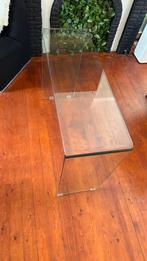 Glazen design bureau / dressoir  100cm, Huis en Inrichting, Ophalen, 50 tot 100 cm, Minder dan 50 cm, Rechthoekig