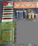 materiaal voor kerst glitter stickers lint kadokaartjes enz, Hobby en Vrije tijd, Knutselen, Ophalen of Verzenden, Nieuw, Knutselwerk