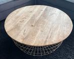 Salontafel 90 CM doorsnee, Huis en Inrichting, Tafels | Salontafels, 50 tot 100 cm, Rond, Ophalen of Verzenden, Zo goed als nieuw