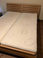 Bed met Auping spiraalbodem, Ophalen, Overige materialen, Gebruikt, Tweepersoons