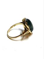 14k gouden ring met een mosagaat, -, -, Ophalen of Verzenden, Zo goed als nieuw